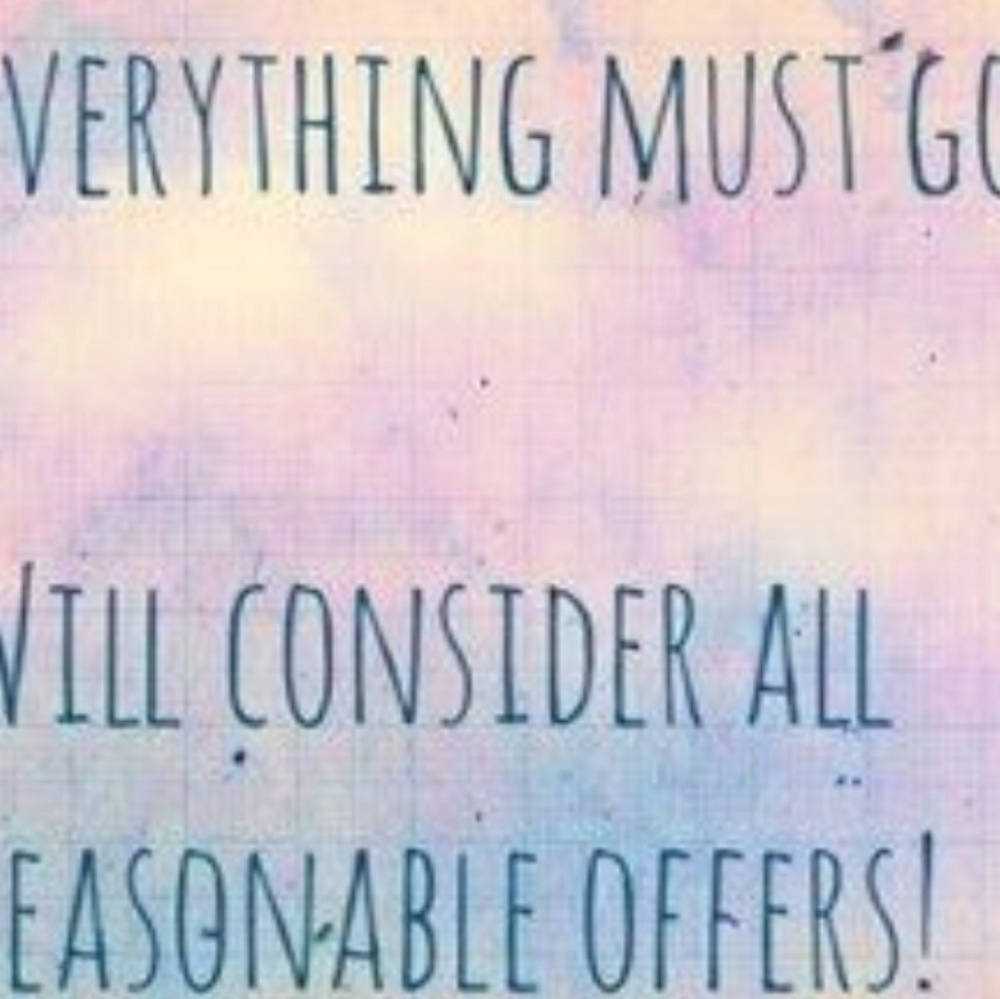 Closet clearout! Everything must go!